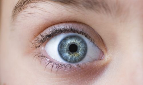 Nahaufnahme Auge - zur Irisdiagnose