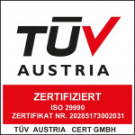 TÜV Austria Zertifizierung
