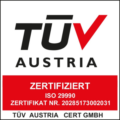 TÜV Austria Zertifizierung