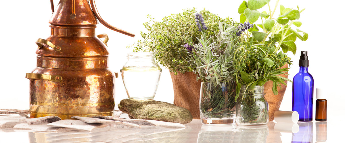 Destille zur Öl- und Hydrolatgewinnung - Echte Hydrolate und Pflanzenwässer - die sanfte starke Alternative zur ätherischen Ölen in der Aromatherapie und Aromapflege