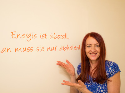 Sabine Geringer - begeisterte Absolventin. Energie ist überall.