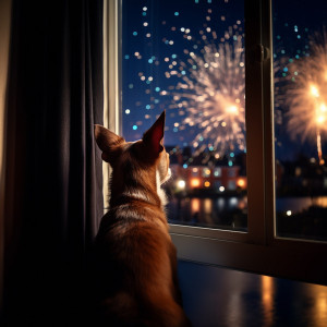 Hund an Silvester