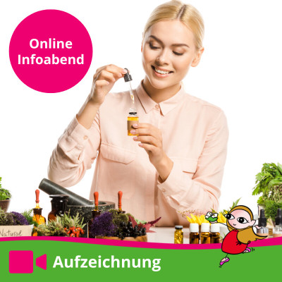 Online-Infoabend Aufzeichnung: Aromatherapie - Aromapflege - Kosmetikherstellung