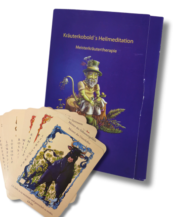 Meisterkräutertherapie Kartenset mit 24 Karten zu den 24 Meisterkräutern und Illustrationen