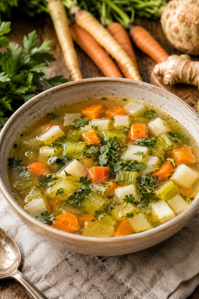 TCM - 5 Elemente Ernährung Gemüsekraftsuppe