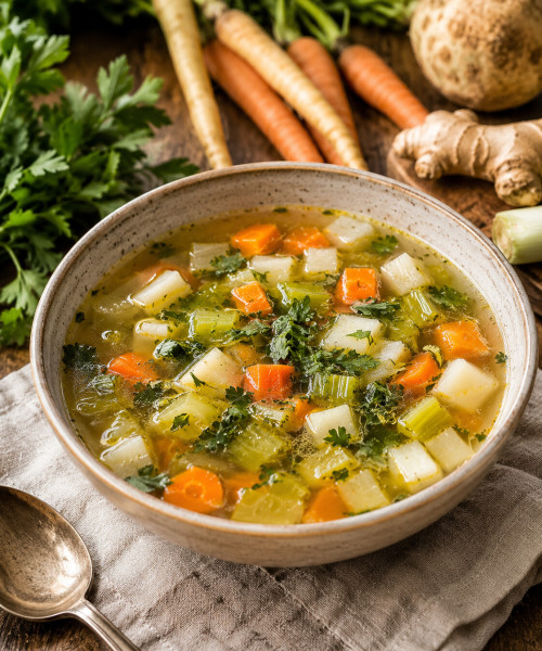 TCM - 5 Elemente Ernährung Gemüsekraftsuppe