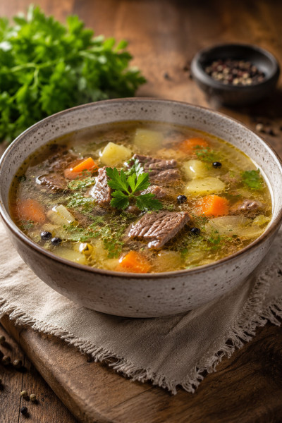Rinderkraftsuppe