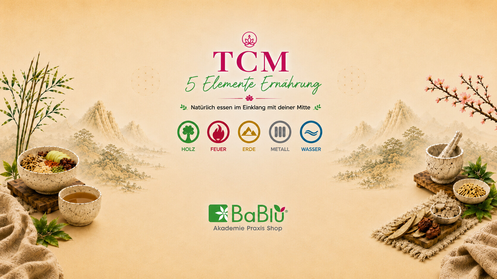 TCM-Wochenrezepte: Genuss nach den 5 Elementen