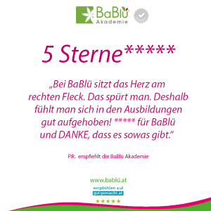 Feedback und Erfahrungen von BaBlü Akademie AbsolventInnen - u.a. zu den Hyperton-X Kurse in Österreich