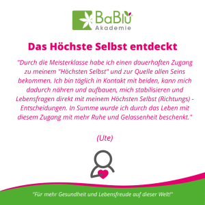 Feedback zur Ausbildung Bewusstseinstraining und Achtsamkeit Feedback zur Ausbildung Bewusstseinstraining und Achtsamkeit