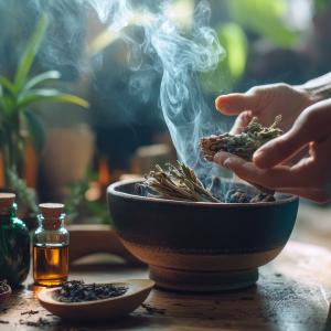 Gelebtes Ritual: Hausräucherung zur Harmonisierung des Energiefelds – spüren, räuchern, transformieren. Fotocredit: AdobeStock