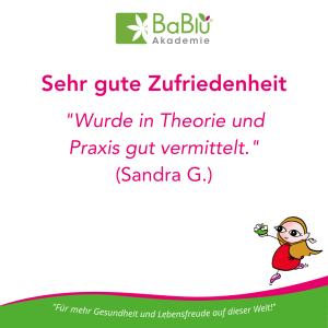 Feedbacks und Erfahrungen mit der BaBlü Akademie bei Schüssler Salze Ausbildungen -Das sagen unsere AbsolventInnen 